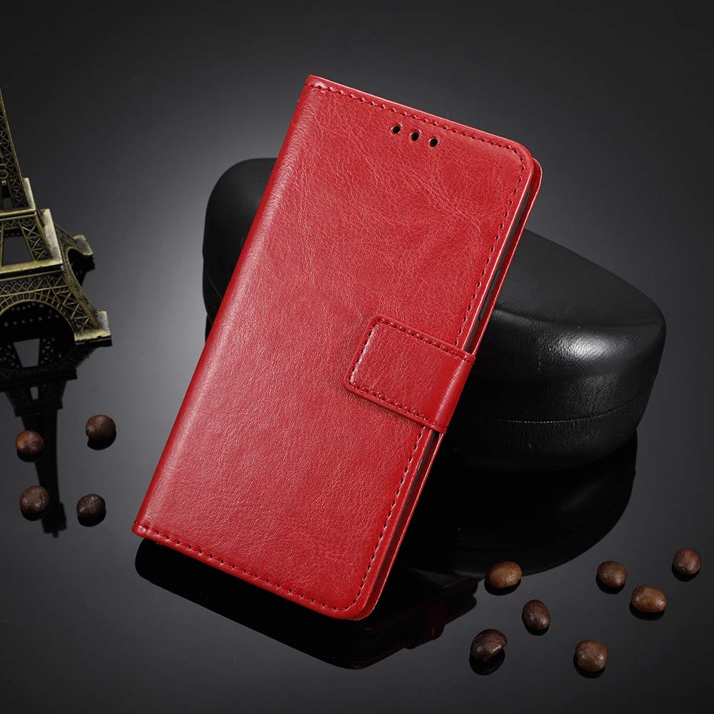 Samsung Galaxy Note9 Hoesje - Rood - Bookcase
