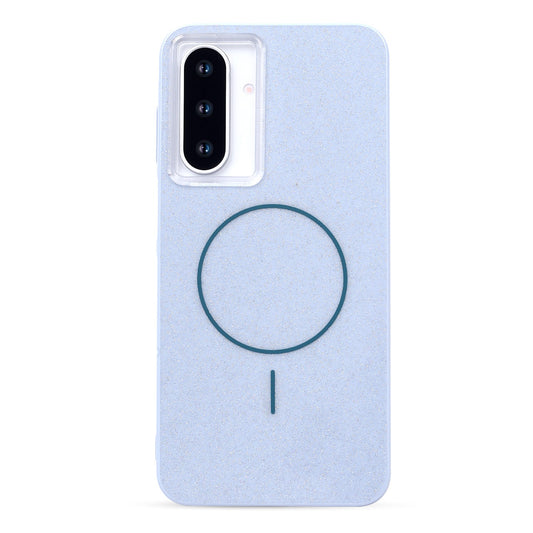 Samsung Galaxy A17 Hülle - Hellblau - Glitzer MagSafe Backcover