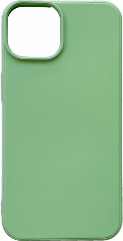 Apple iPhone 14 Plus Hülle - Grün - Mikrofaser Silikon Backcover