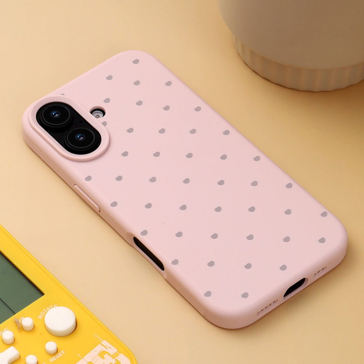 iPhone 17 Hoesje - Roze - Hartjes Back Cover