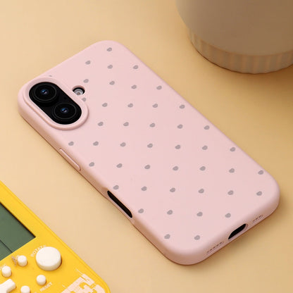iPhone 17 Hoesje - Roze - Hartjes Back Cover
