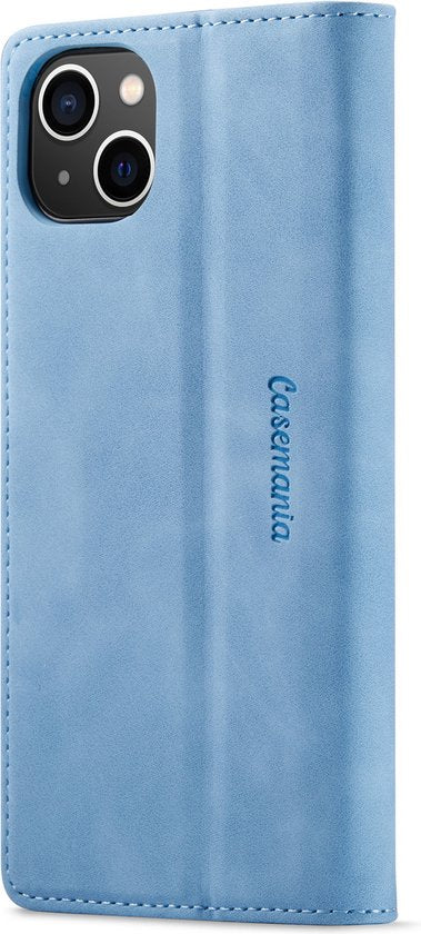 Apple iPhone 14 Plus Hoesje - Sky Blue - Dunne Bookcase