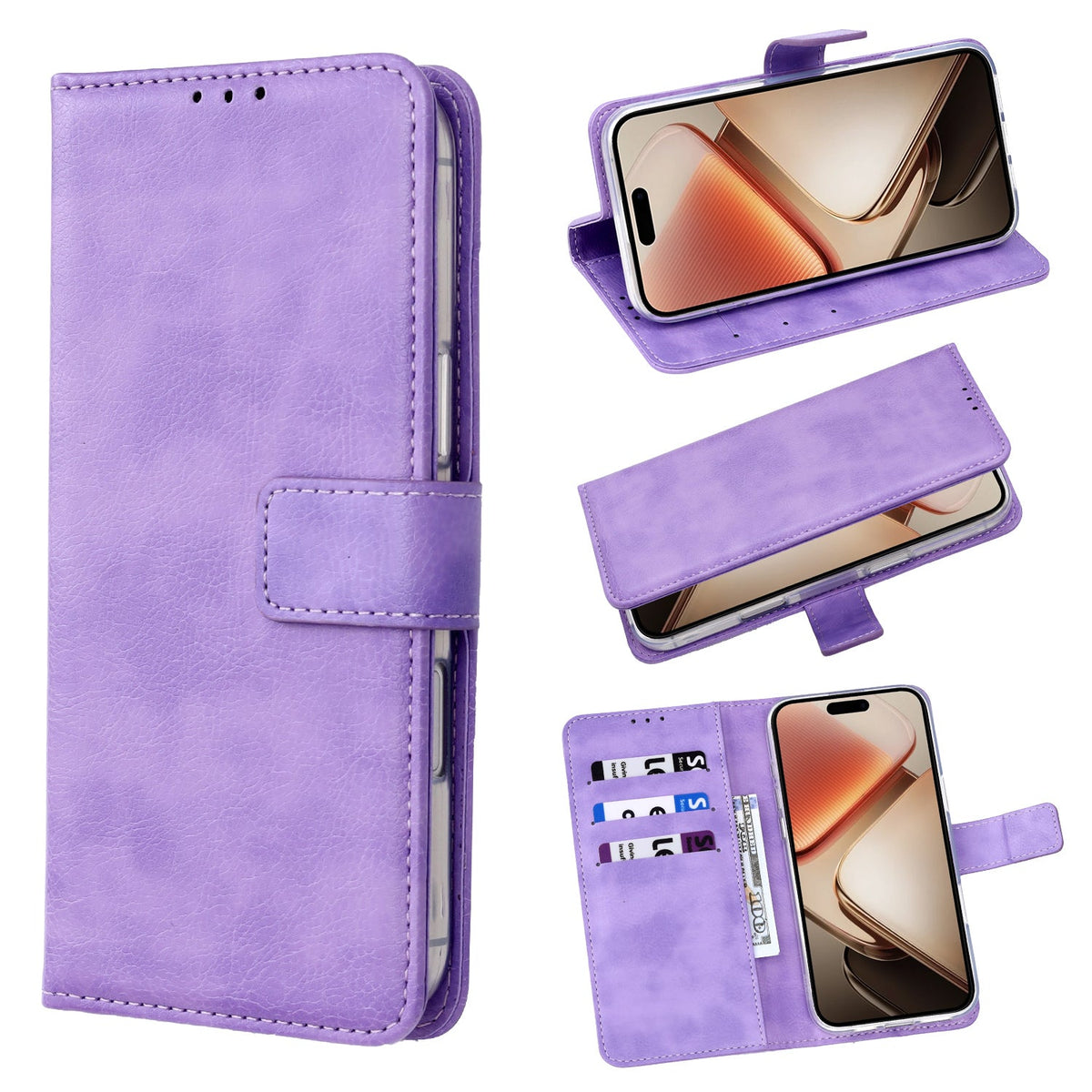 Samsung Galaxy A17 5G Hoesje - Paars - Bookcase
