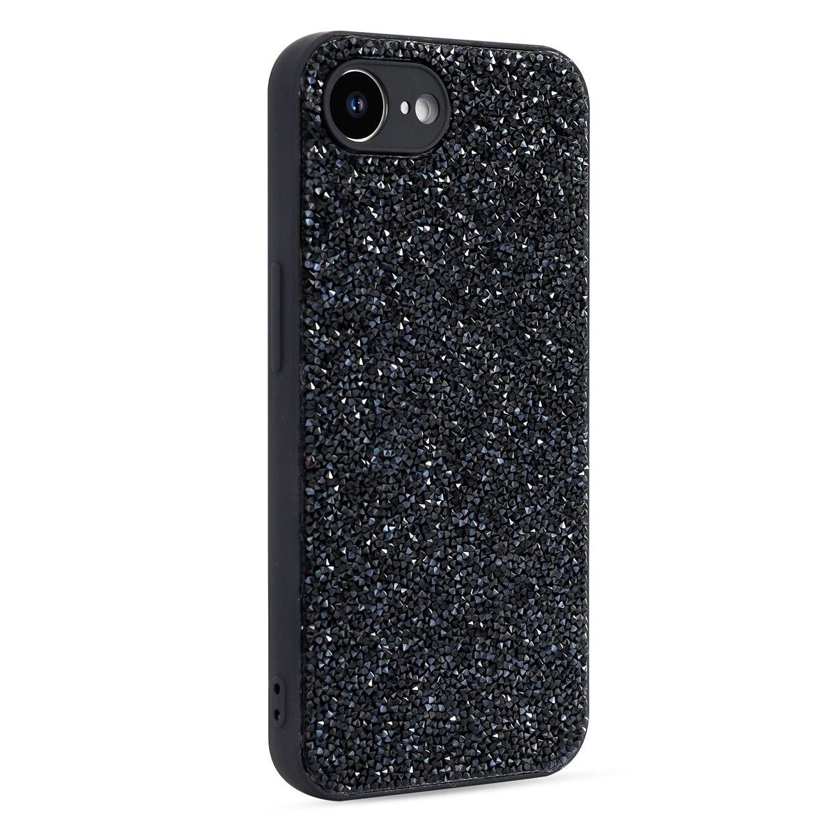 Apple iPhone 16e Case - Black - Diamond Glitter Back Cover