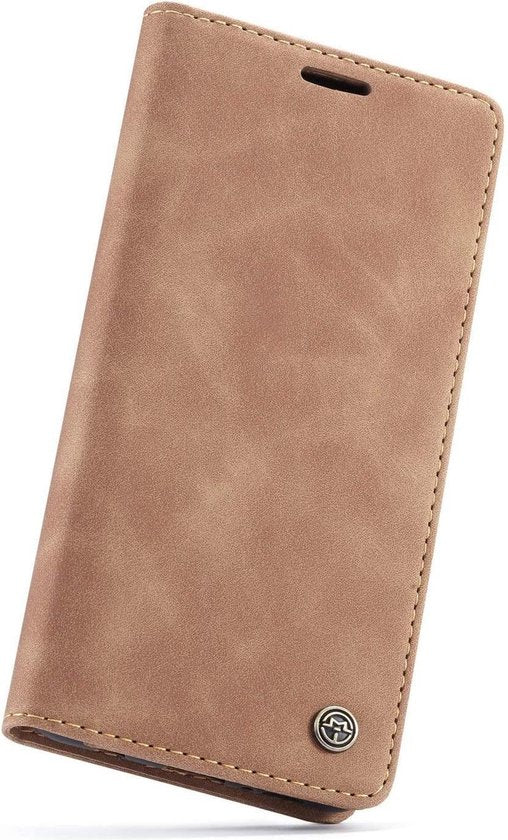Oppo Reno 4 5G Hoesje - Bruin - Dunne Bookcase