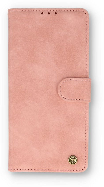 Apple iPhone SE (2022) Hoesje - Pale Pink - Luxe Portemonnee Bookcase