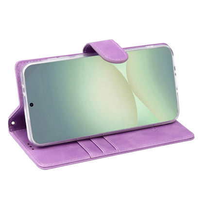 Samsung Galaxy A36 Hoesje - Bright Lila - Luxe Bookcase met Pasjeshouder