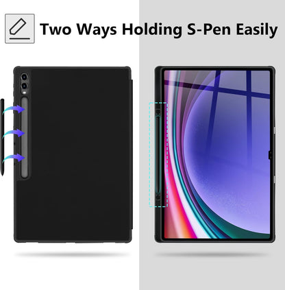 Samsung Galaxy Tab S10 Ultra Tablethoes - Zwart - Smart Cover