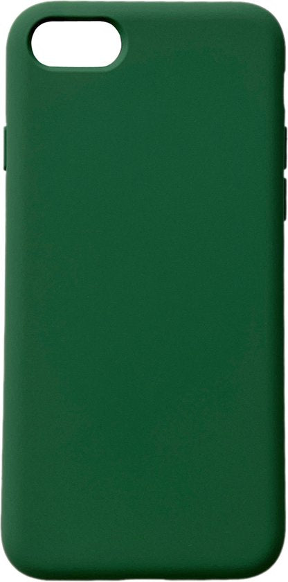 Coque Apple iPhone SE (2022) - Vert foncé - Étui arrière en silicone