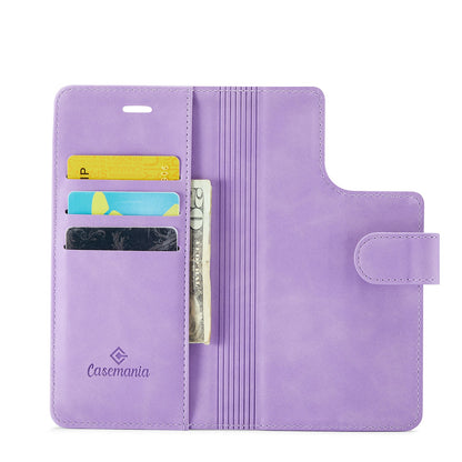 Apple iPhone 15 Plus Hoesje - Bright Lila - 2 in 1 MagSafe Bookcase