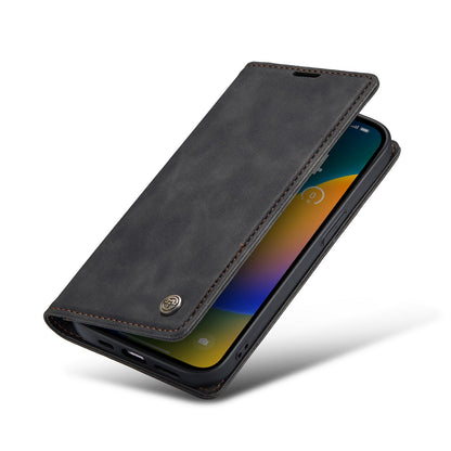 Apple iPhone 15 Pro Case - Charcoal Gray - Slim Wallet Case