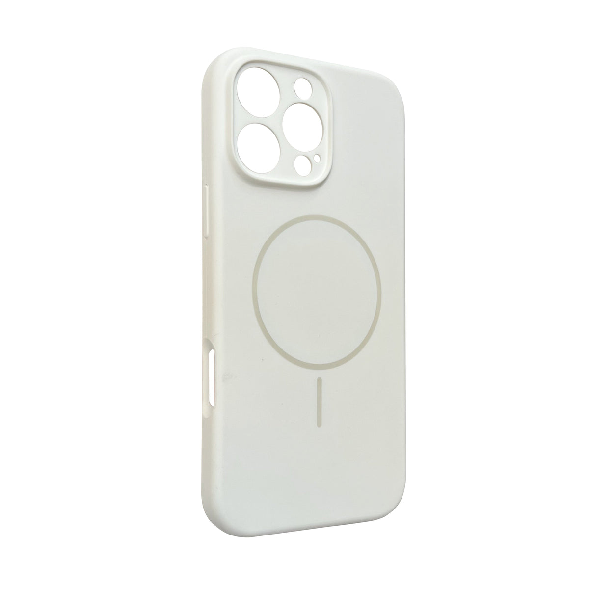 Apple iPhone 16 Pro Max Hoesje - Wit - Liquid Siliconen MagSafe Back Cover