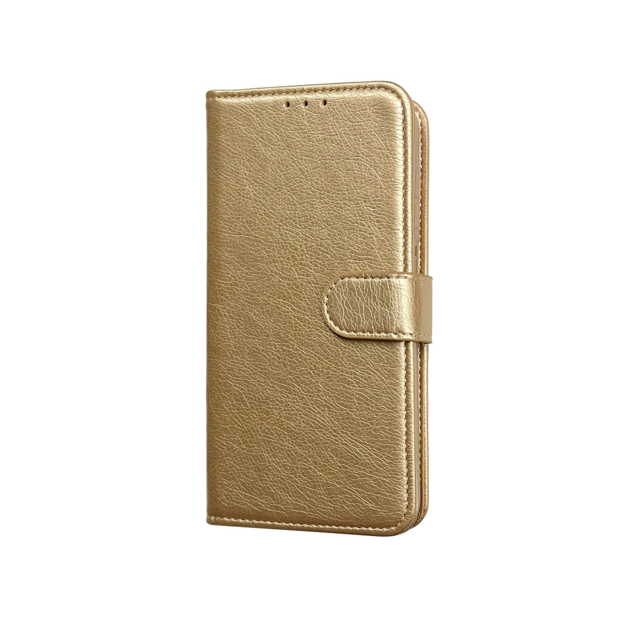 Samsung Galaxy S25 Hoesje - Goud - Luxe Bookcase