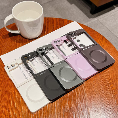Coque Samsung Galaxy Z Flip 6 - Noir - Étui arrière en silicone MagSafe