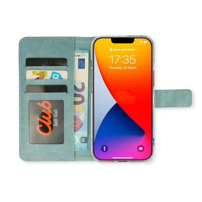 Apple iPhone 15 Pro Max Hoesje - Licht Blauw - Bookcase