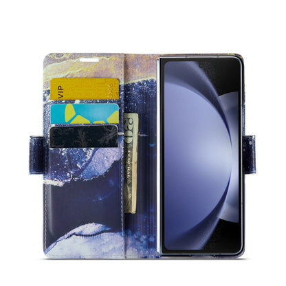 Samsung Galaxy Z Fold 5 Hoesje - Blue Sodalite - Marmer Bookcase