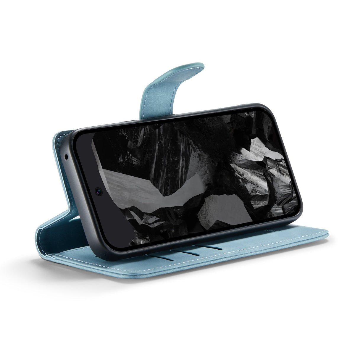Google Pixel 9 Hoesje - Aqua Blue - 2 in 1 Bookcase