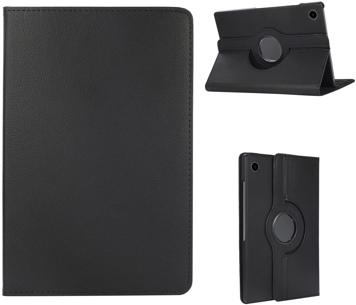 Samsung Galaxy Tab A9 Plus Tablethoes - Zwart - Draaibare Bookcase