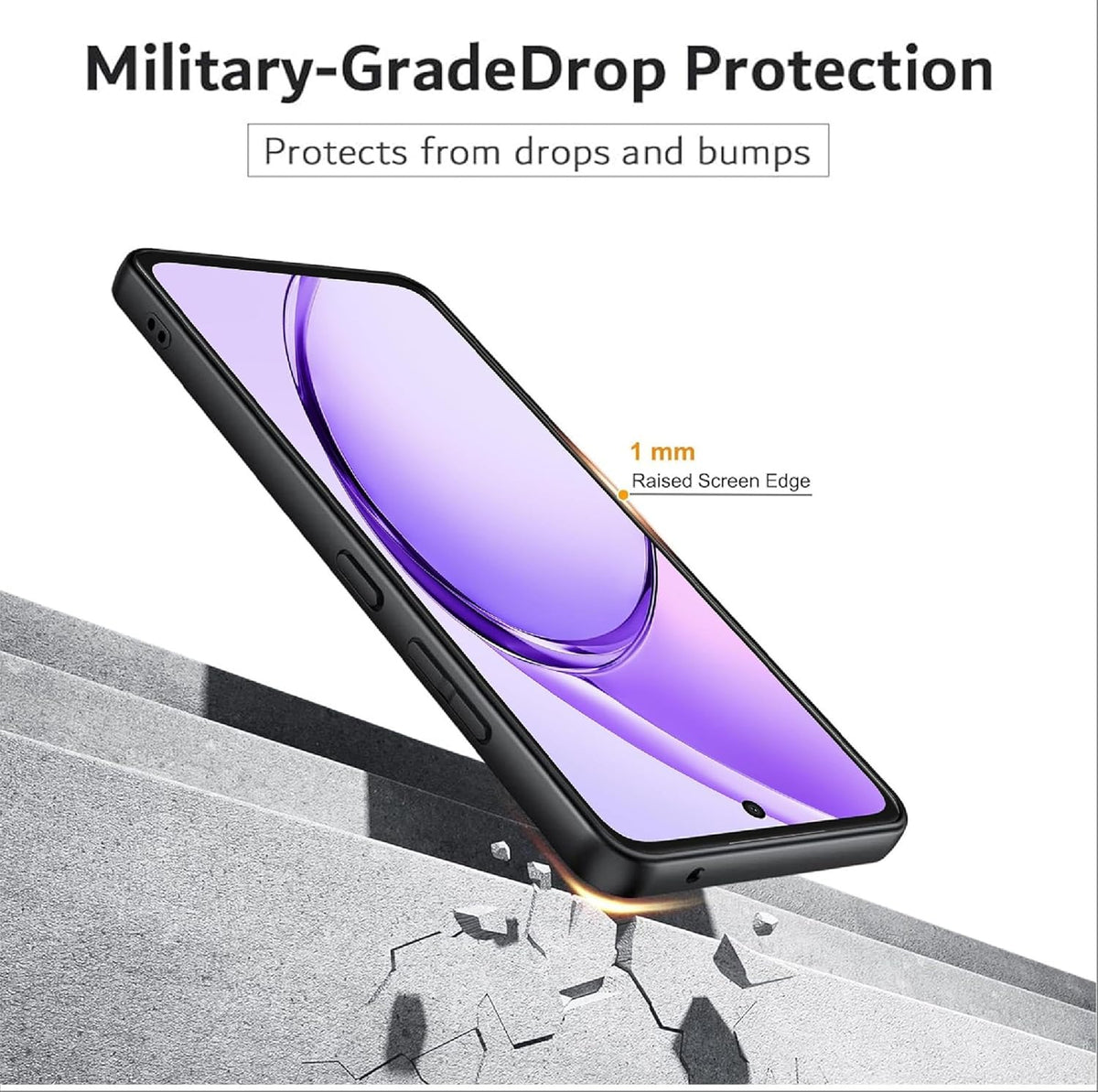 Coque Oppo A60 - Noir - Étui arrière en silicone