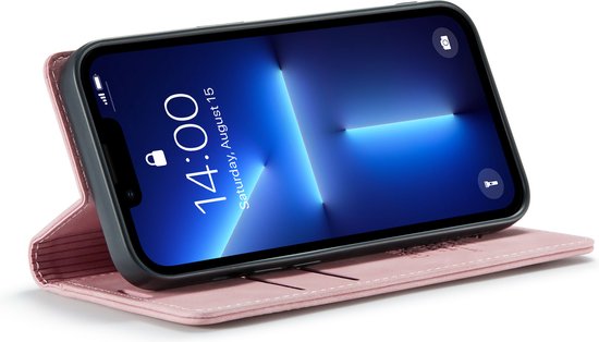 Apple iPhone 12 Case - Pale Pink - Slim Wallet Case