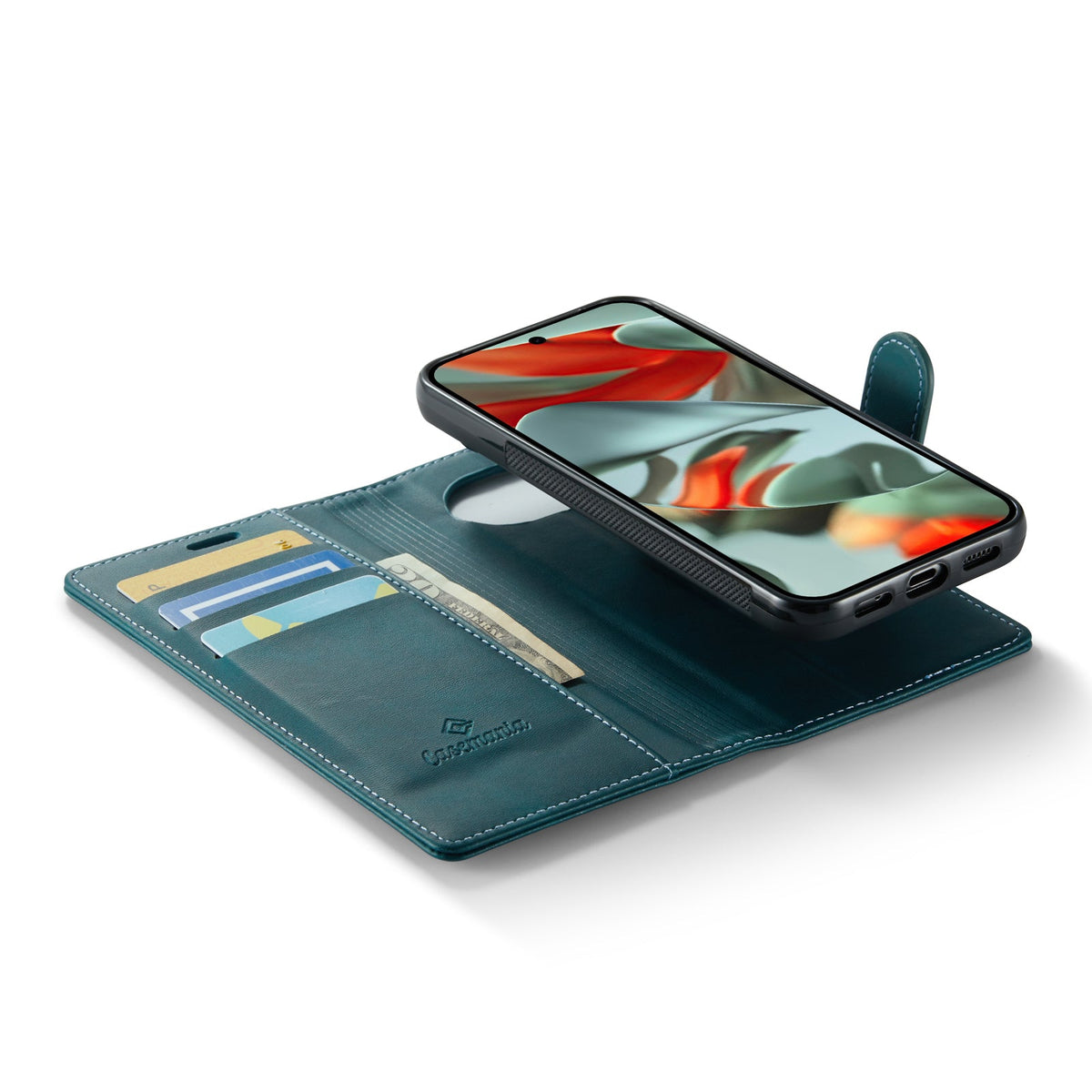Google Pixel 10 Hoesje - Emerald Green - Luxe 2 in 1 MagSafe Bookcase