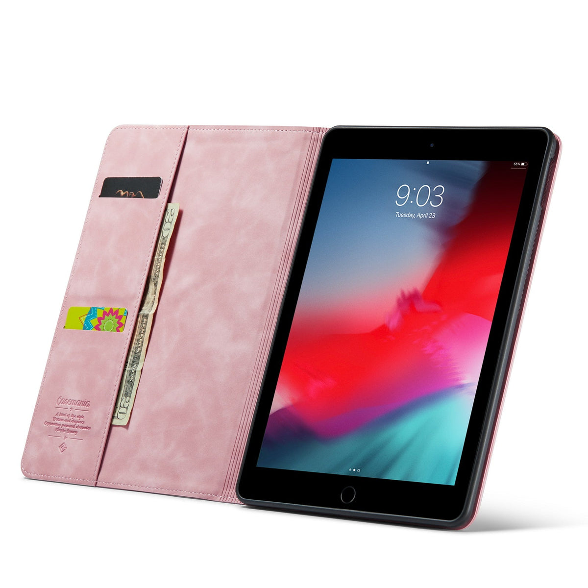 Apple iPad 2025 (11th Gen) Tablethoes - Pale Pink - Smart Cover