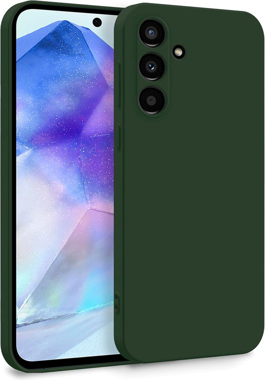 Samsung Galaxy A17 Hoesje - Groen - Liquid Siliconen Back Cover