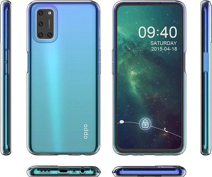 Oppo A52 Case - Transparent - Silicone Back Cover