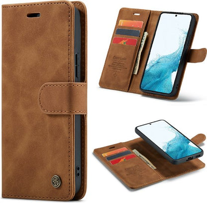 Samsung Galaxy S23 Plus Hoesje - Sienna Brown - 2 in 1 Bookcase