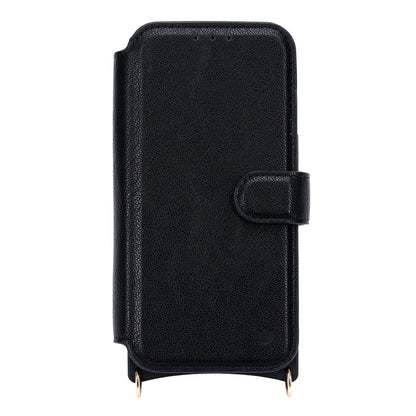 Apple iPhone 16 Pro Max Hoesje - Zwart - CM Amsterdam Back Cover met Telefoonkoord