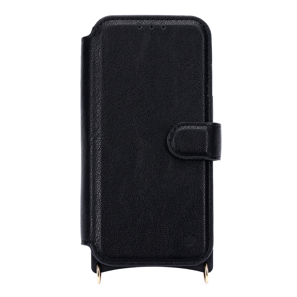 Apple iPhone 16 Pro Hoesje - Zwart - 'Amsterdam' Magnetische Wallet Case met Pasjeshouders en