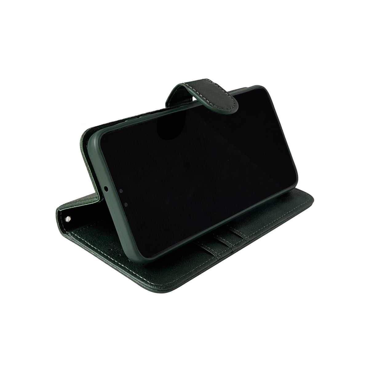 Apple iPhone 16e Hoesje - Groen - Luxe Bookcase