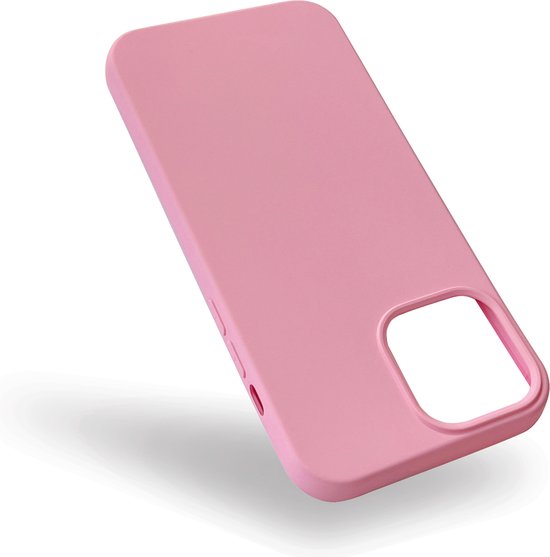 Apple iPhone 13 Pro Max Hoesje - Magenta - Siliconen Back Cover