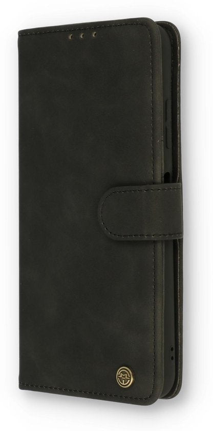 Samsung Galaxy S21 FE Hoesje - Charcoal Gray - Luxe Bookcase