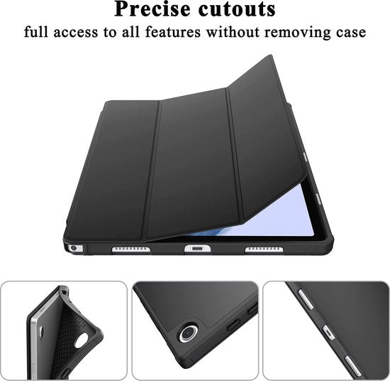 Samsung Galaxy Tab A8 2021 Tablethoes - Zwart - Smart Cover