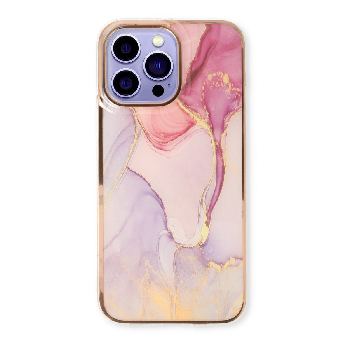 Apple iPhone 15 Pro Max Hoesje - Nova - Siliconen Marmer Back Cover