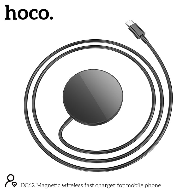 Hoco 15W Kabelloses Ladegerät für MagSafe - Weiß