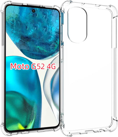 Motorola Moto G52 Case - Clear - Shockproof Back Cover