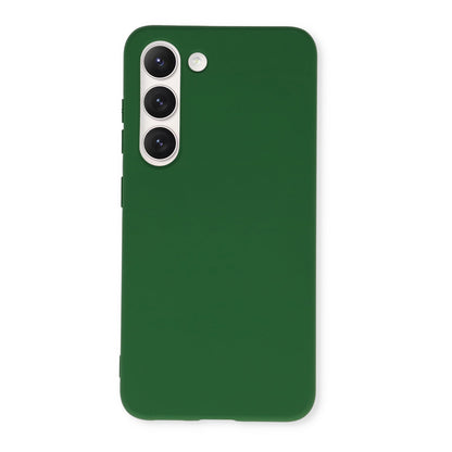 Samsung Galaxy S23 Plus Hoesje - Donker Groen - Siliconen Back Cover