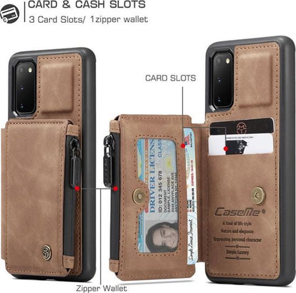 Samsung Galaxy A72 Hoesje - Sienna Brown - RFID Back Cover