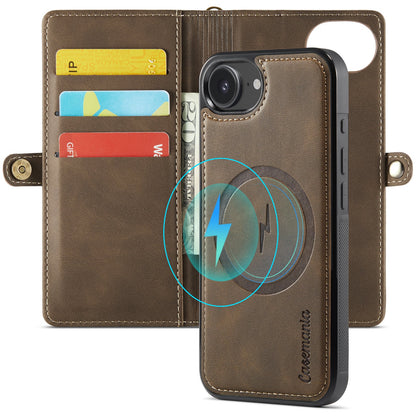 Apple iPhone 16e Hülle - Cedar Brown - 2-in-1 MagSafe-Klapphülle mit Kartenfach