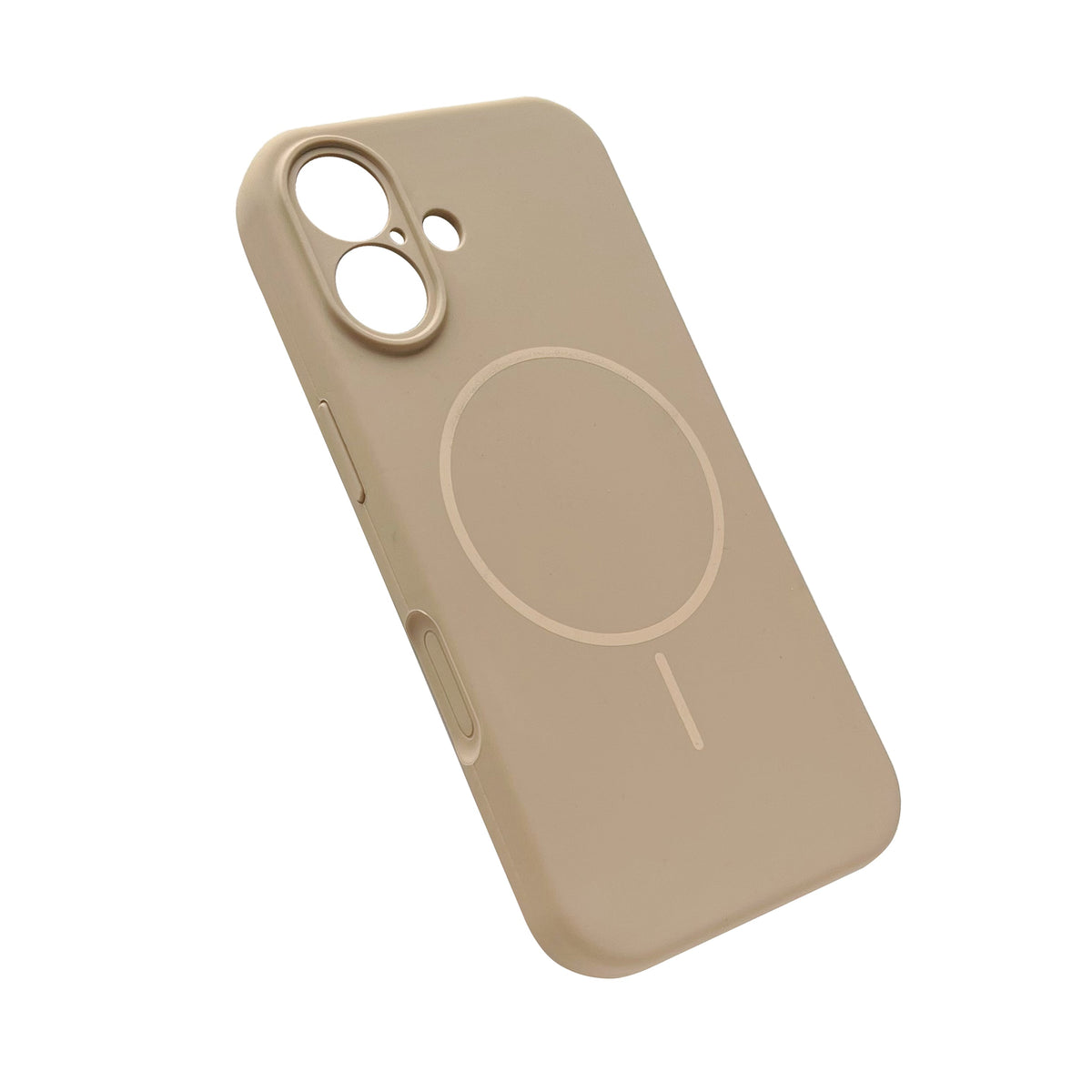 Apple iPhone 17 Hoesje - Zand Beige - Liquid Siliconen MagSafe Back Cover