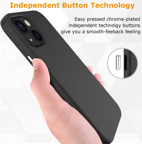 Apple iPhone 16e Case - Black - Anti-Slip Back Cover