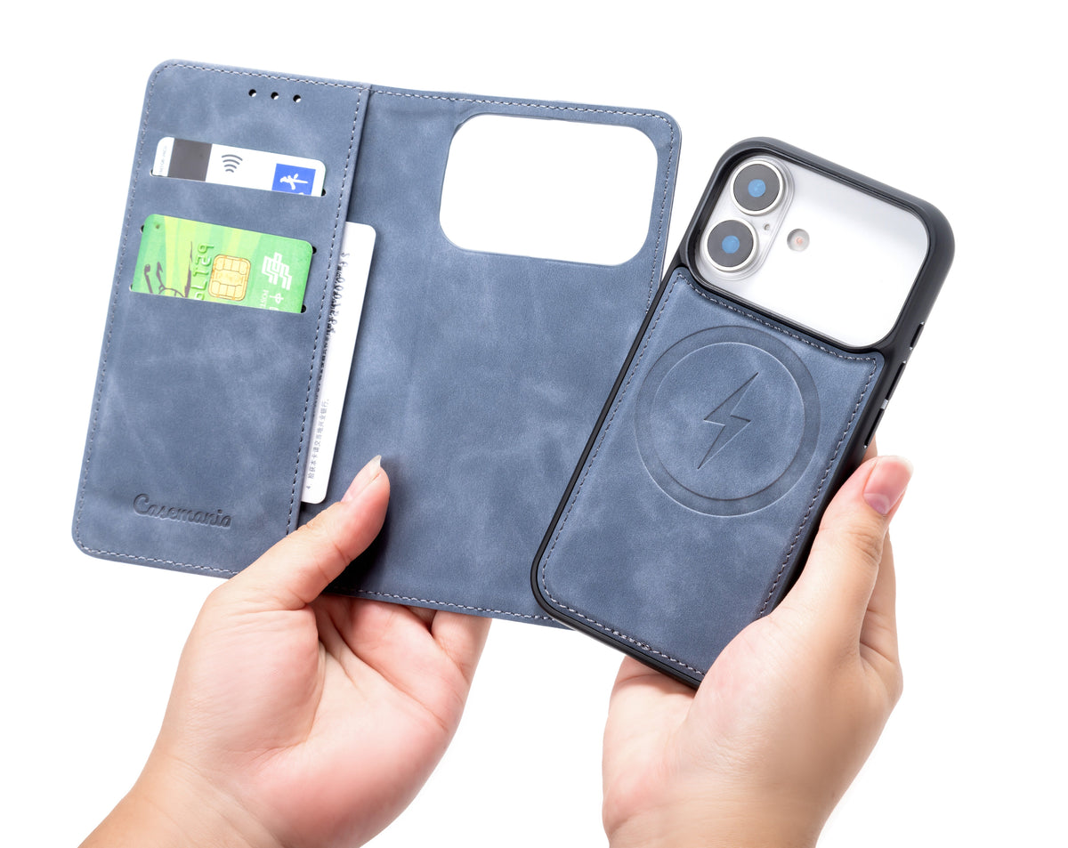 Apple iPhone 18 Pro Case - Shadow Gray - 2-in-1 MagSafe Wallet Case