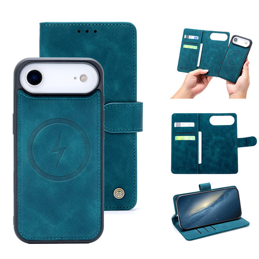 Apple iPhone Air Hülle - Emerald Green - 2-in-1 MagSafe-Klapphülle mit Kartenfach