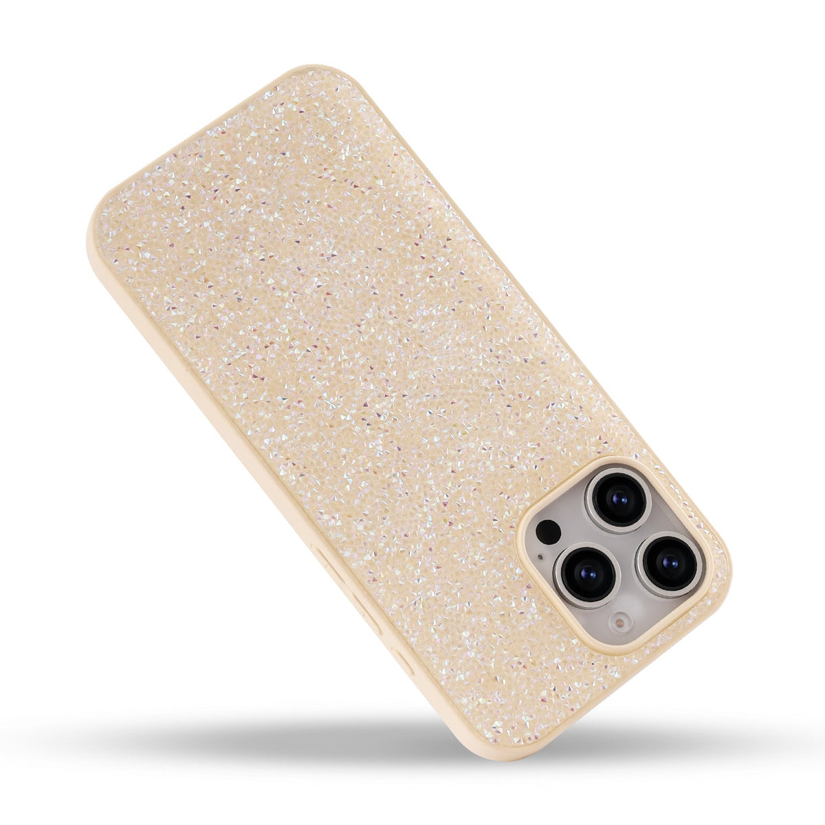 Apple iPhone 16 Pro Max Case - Gold - Diamond Glitter Back Cover