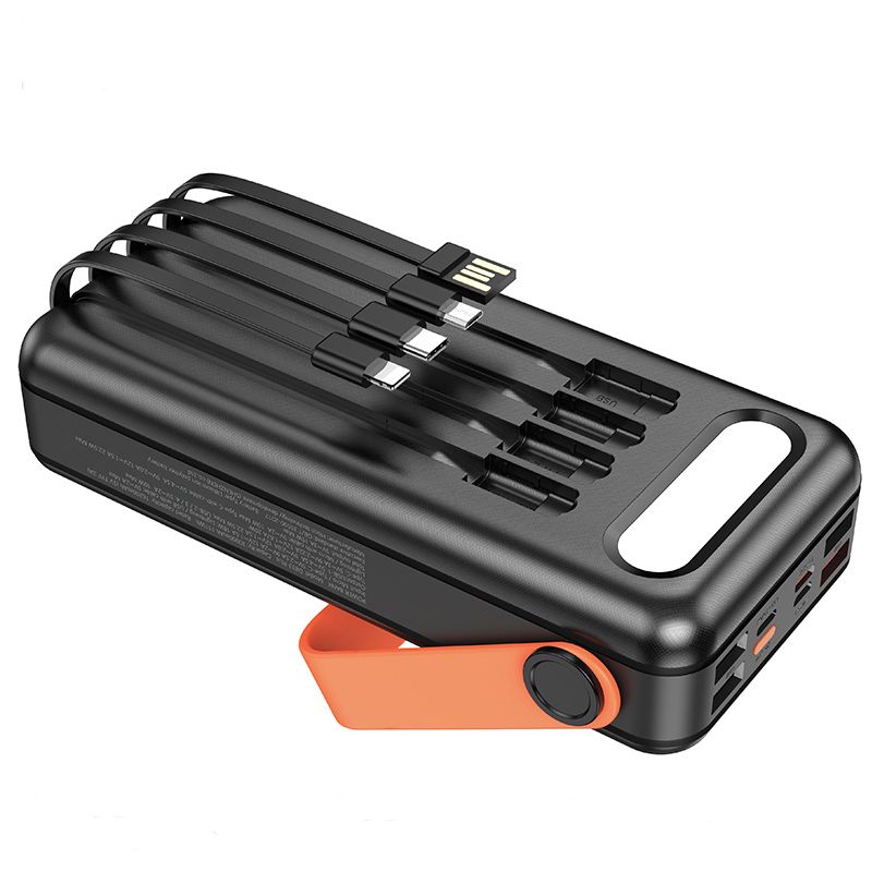 Hoco Powerbank 30.000mAh Zonne-energie - Zwart