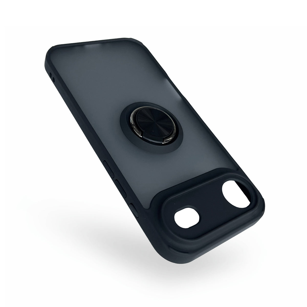 Apple iPhone Air Hoesje - Zwart - Ring Kickstand MagSafe Back Cover