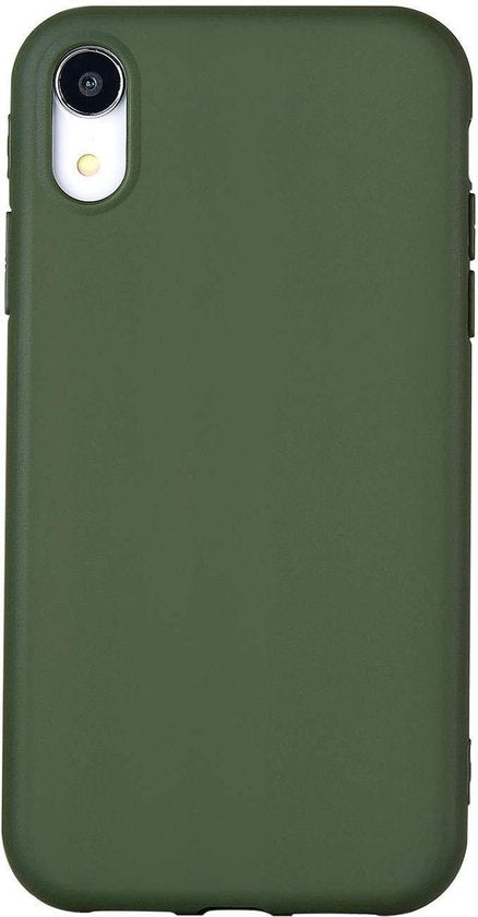iPhone XR Hoesje - Groen - Siliconen Back Cover