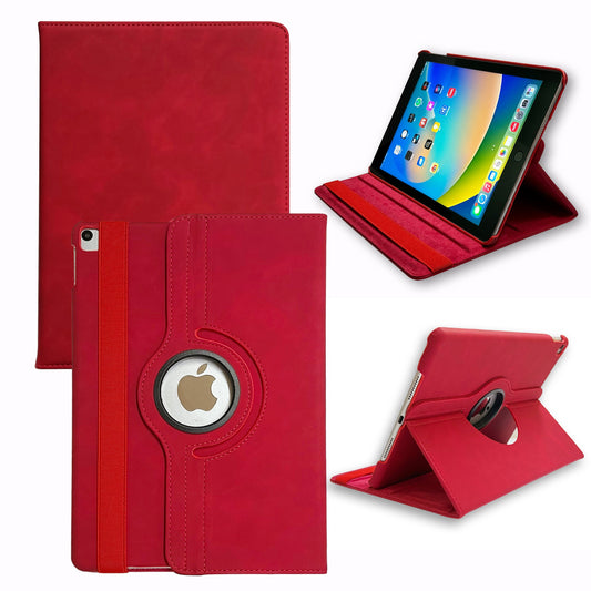 Apple iPad 7 10.2 (2019) Tablet-Hülle - Crimson Red - Drehbare Klapphülle